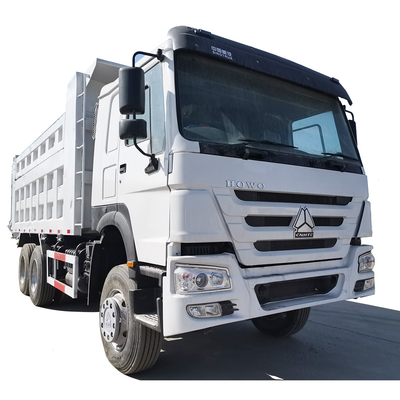 Sinotruk HOWO Used Tri Axle Dump Trucks 6x4  Used Tipper Trucks 375HP